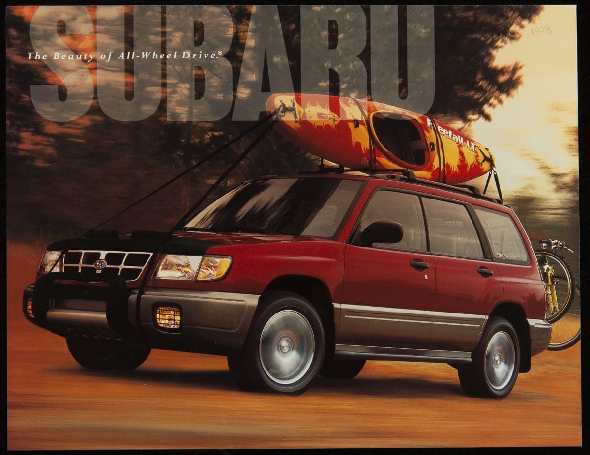 Subaru Sales Flier, "The Beauty of All-Wheel Drive," 1998