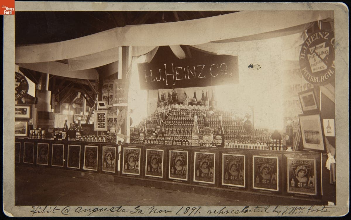 Heinz Exhibit at a Trade Show in Augusta, Georgia, November 1891