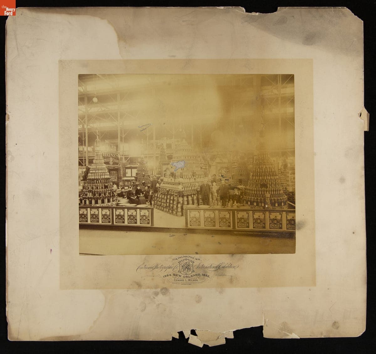 H. J. Heinz and Employees at the 1884 World's Industrial and Cotton Centennial Exposition, New Orleans, Louisiana, 1884