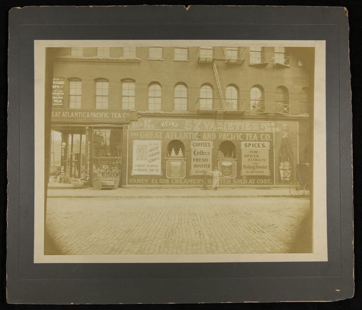 Heinz Advertisement on Storefront, circa 1885