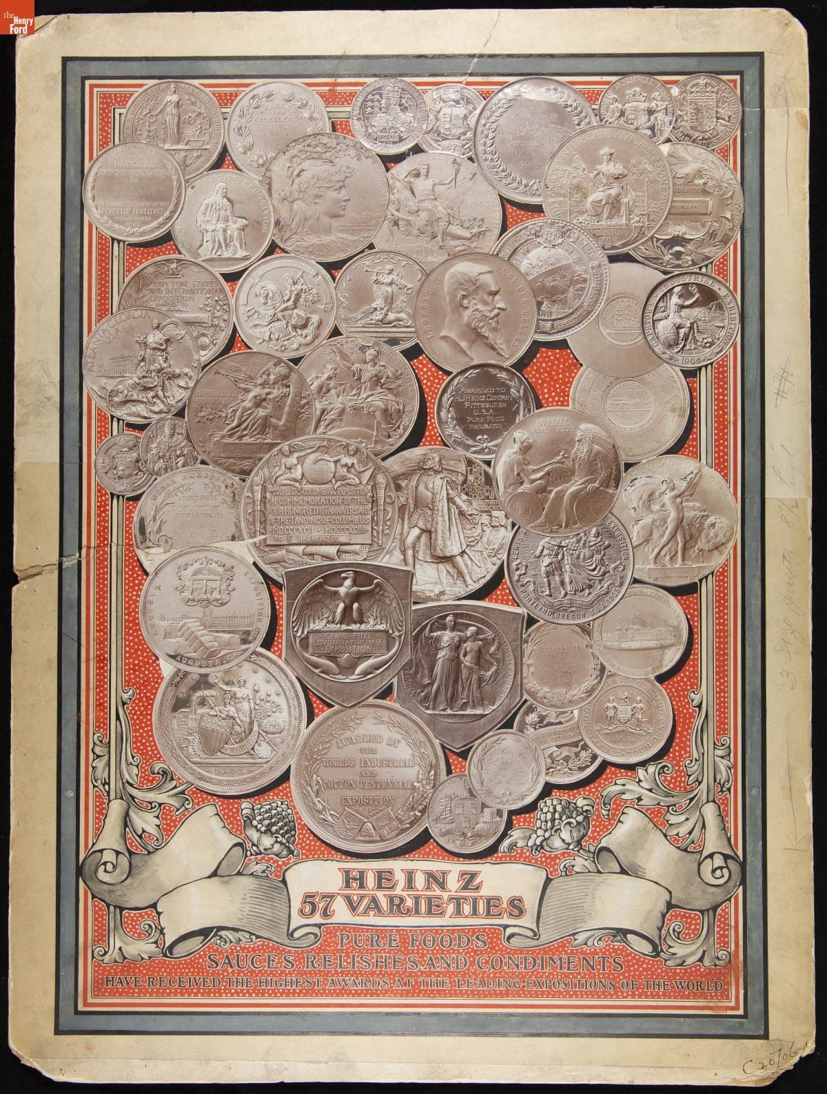 Advertising Layout of Awards Received by the H. J. Heinz Company, circa 1905