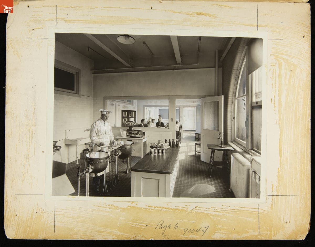 Advertising Layout Photograph of Heinz Taste Testing Room, circa 1915