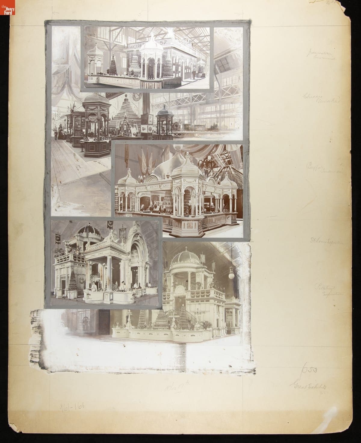 Photomontage of Heinz Exhibits at World's Fairs and Expositions, May 12, 1909