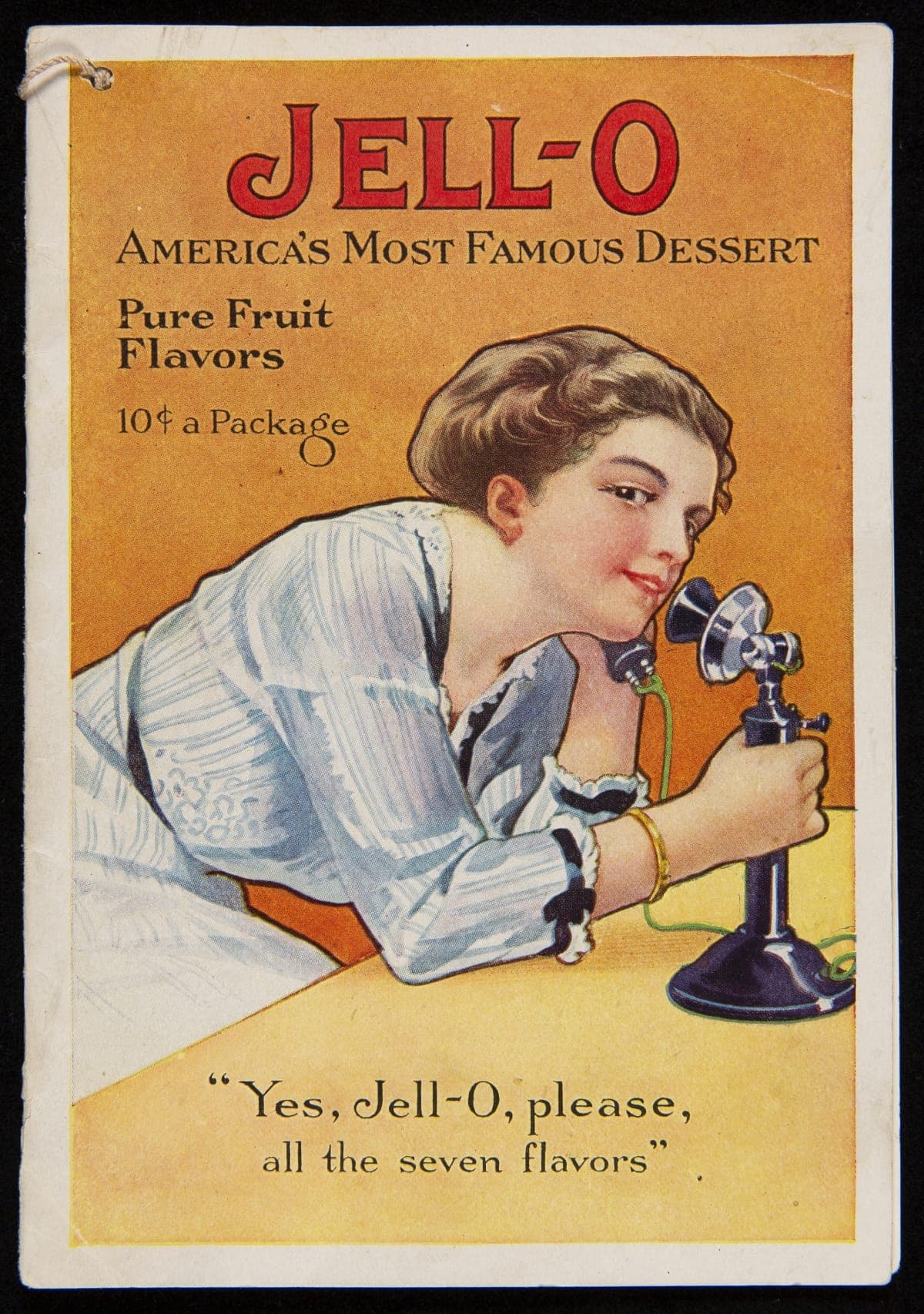 Recipe Booklet, "Jell-O, America's Most Famous Dessert," circa 1910