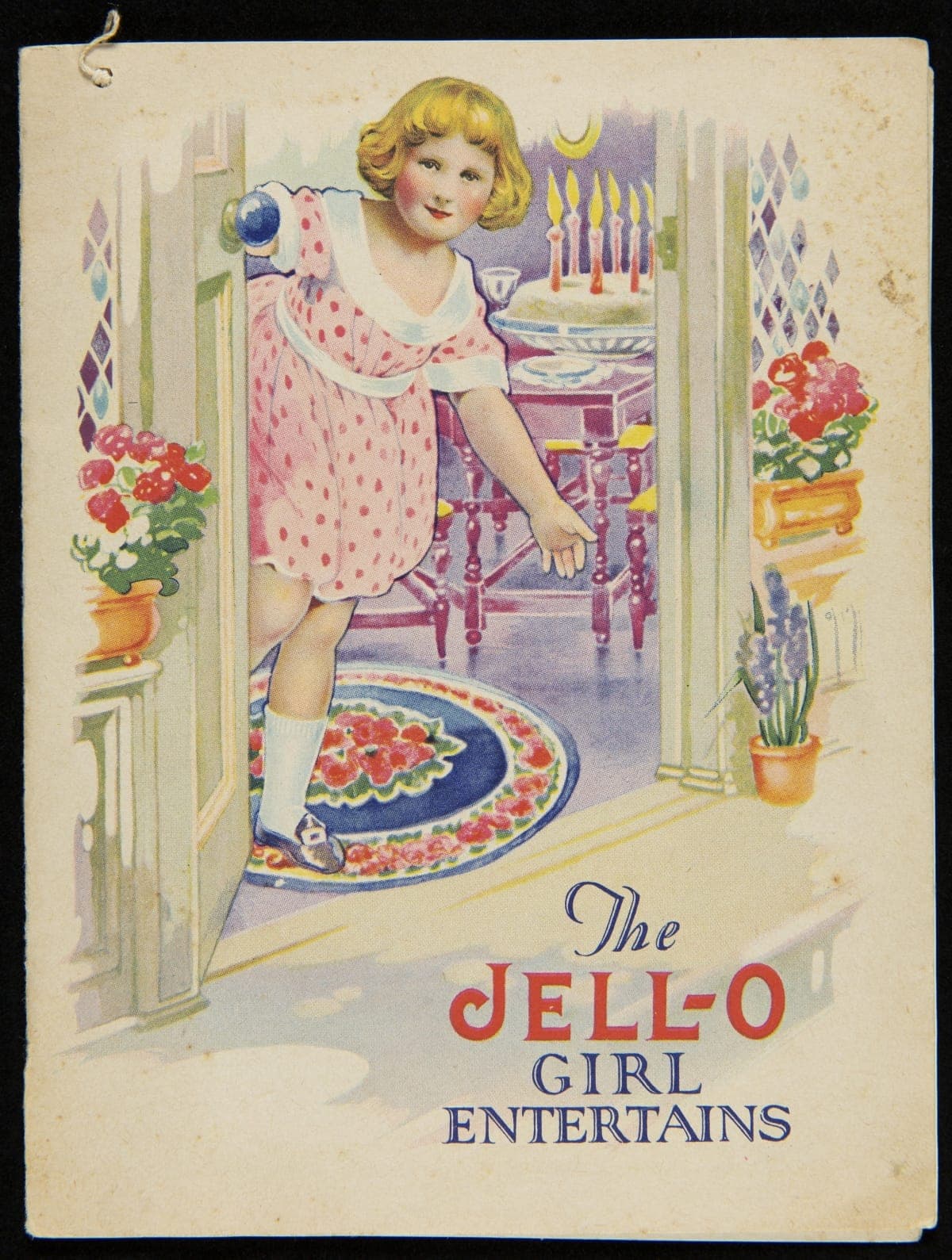 Recipe Booklet, "The Jell-O Girl Entertains," circa 1930