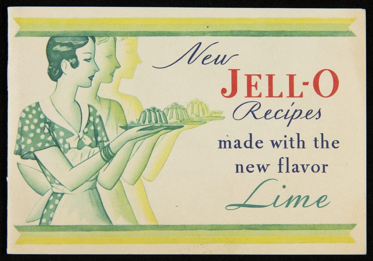 Recipe Booklet, "New Jell-O Recipes Made with the New Flavor Lime," 1930