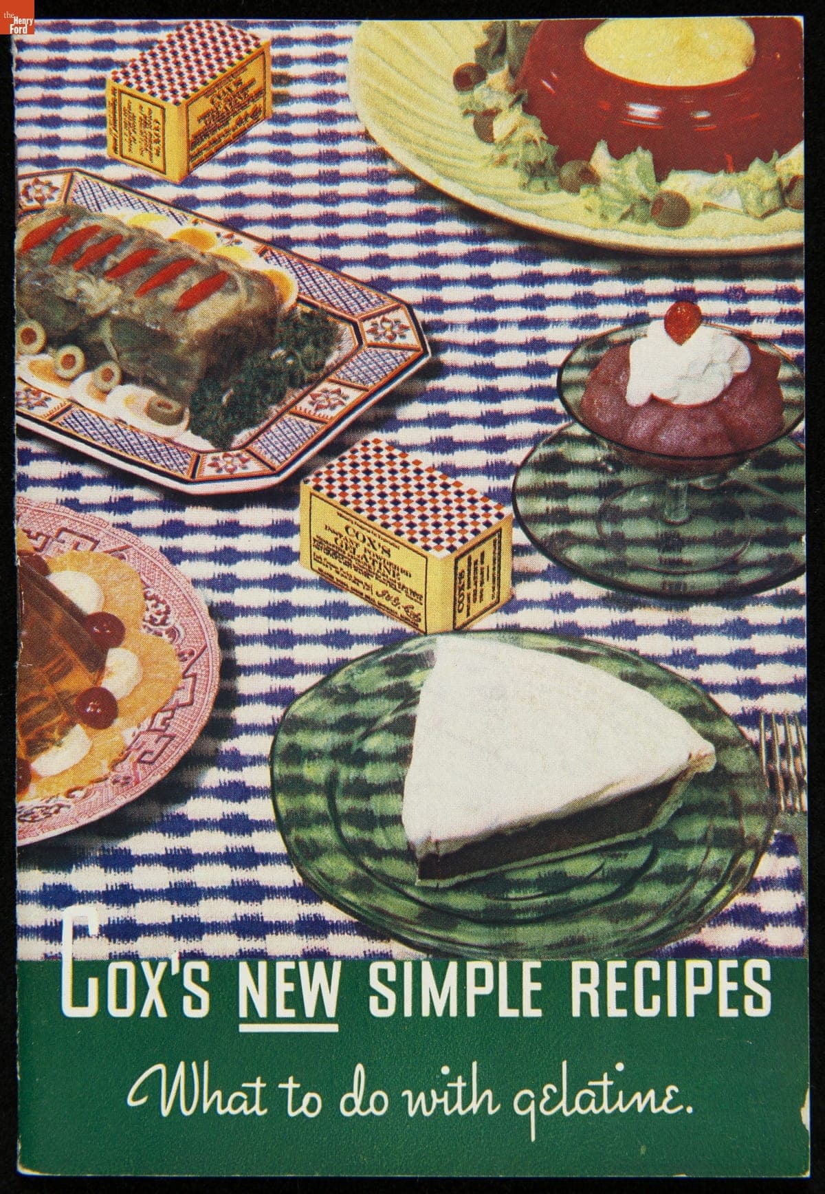 Recipe Booklet, "Cox's New Simple Recipes: What To Do with Gelatine," circa 1935