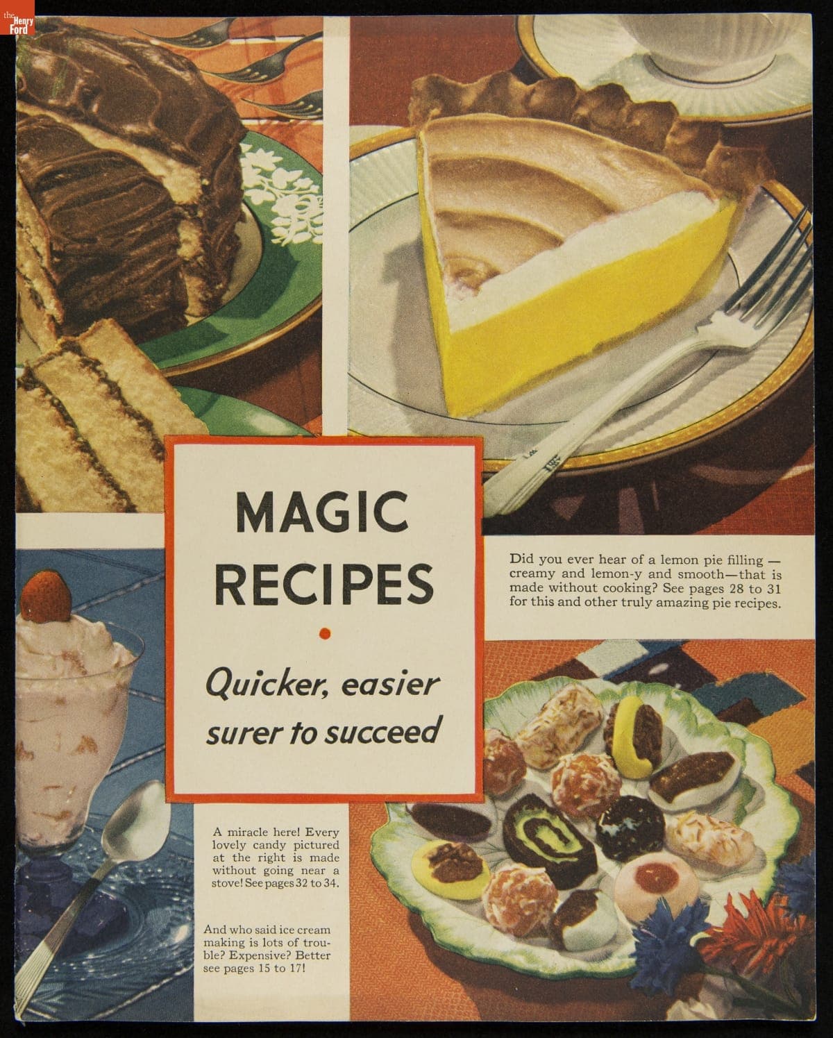 Recipe Booklet, "Bordens Condensed Milk Company, Magic Recipes: Quicker, Easier, Surer to Succeed," 1935