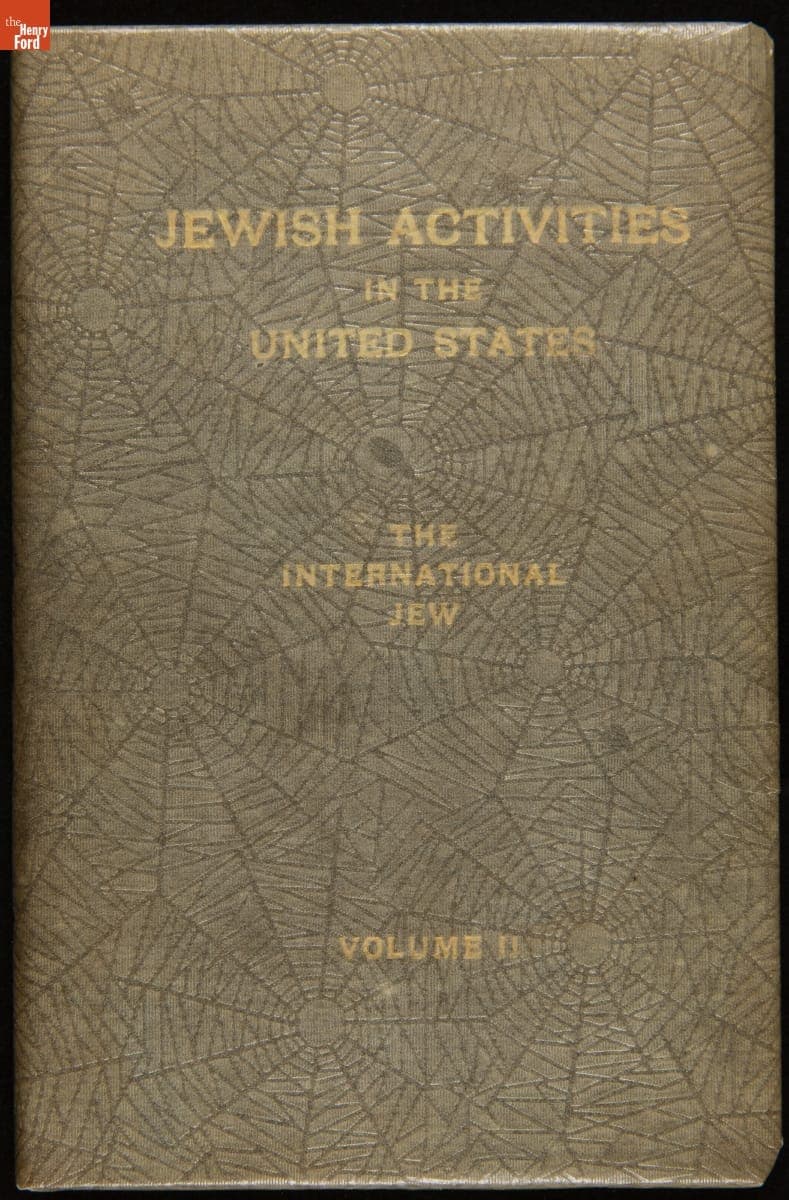 The International Jew - The World's Foremost Problem, Volume 2, "Jewish Activities in the United States," 1921