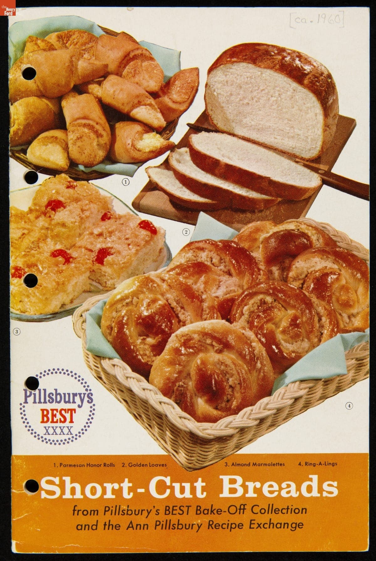 Recipe Booklet, "Short-Cut Breads from Pillsbury's BEST Bake-Off Collection and the Ann Pillsbury Recipe Exchange," circa 1960