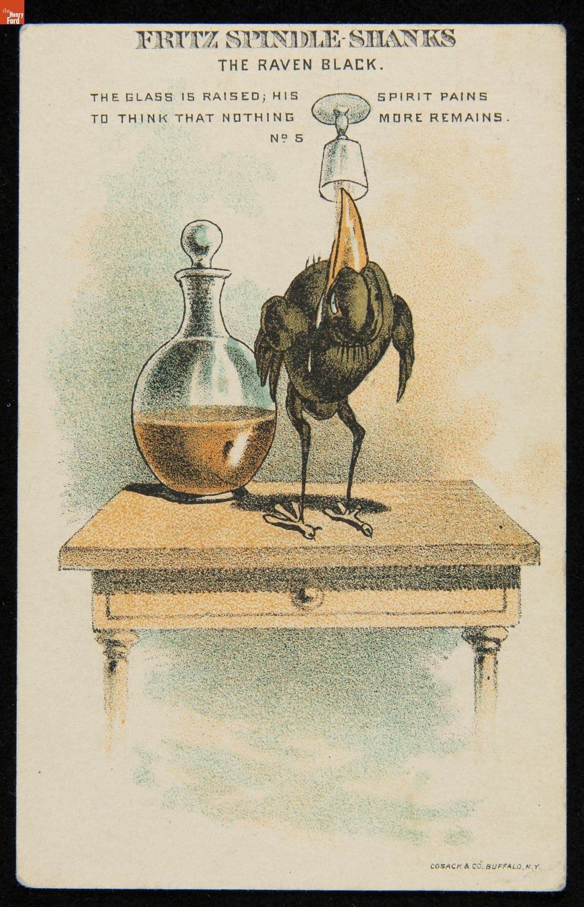 Trade Card for Upcoming Performances of "The Jolly Bachelors," John A. Stevens' Comic Opera Co., 1880-1900