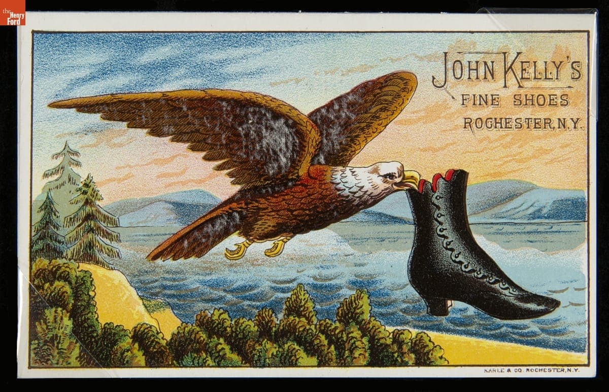 Trade Card for John Kelly's Fine Shoes, 1879-1890