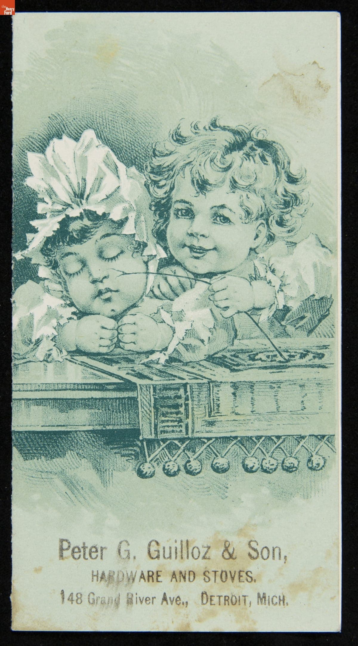 Trade Card for Garland Stoves and Ranges, Michigan Stove Co., 1880-1900