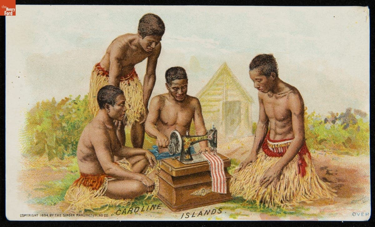 Trade Card for Singer Sewing Machines, 1894