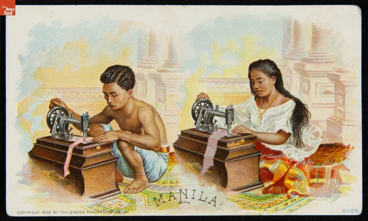 Trade Card for Singer Sewing Machines, 1892