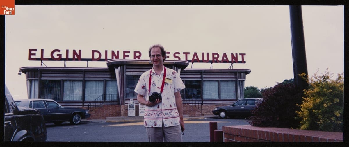 Richard J.S. Gutman at Elgin Diner, Camden, New Jersey, June 1993