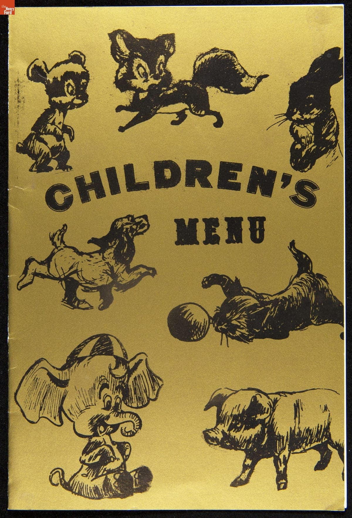 Sunset Diner "Children's Menu," Green Brook, New Jersey, 1960-1980