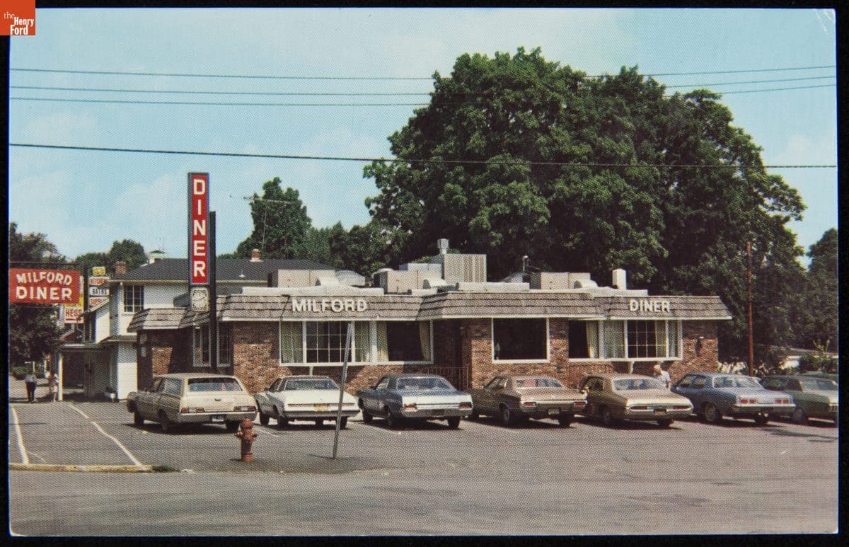 Milford Diner, Milford, Pennsylvania, circa 1968
