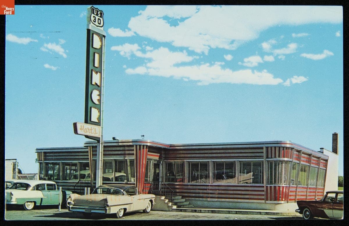Hart's U.S. 30 Diner, Lancaster, Pennsylvania, circa 1960