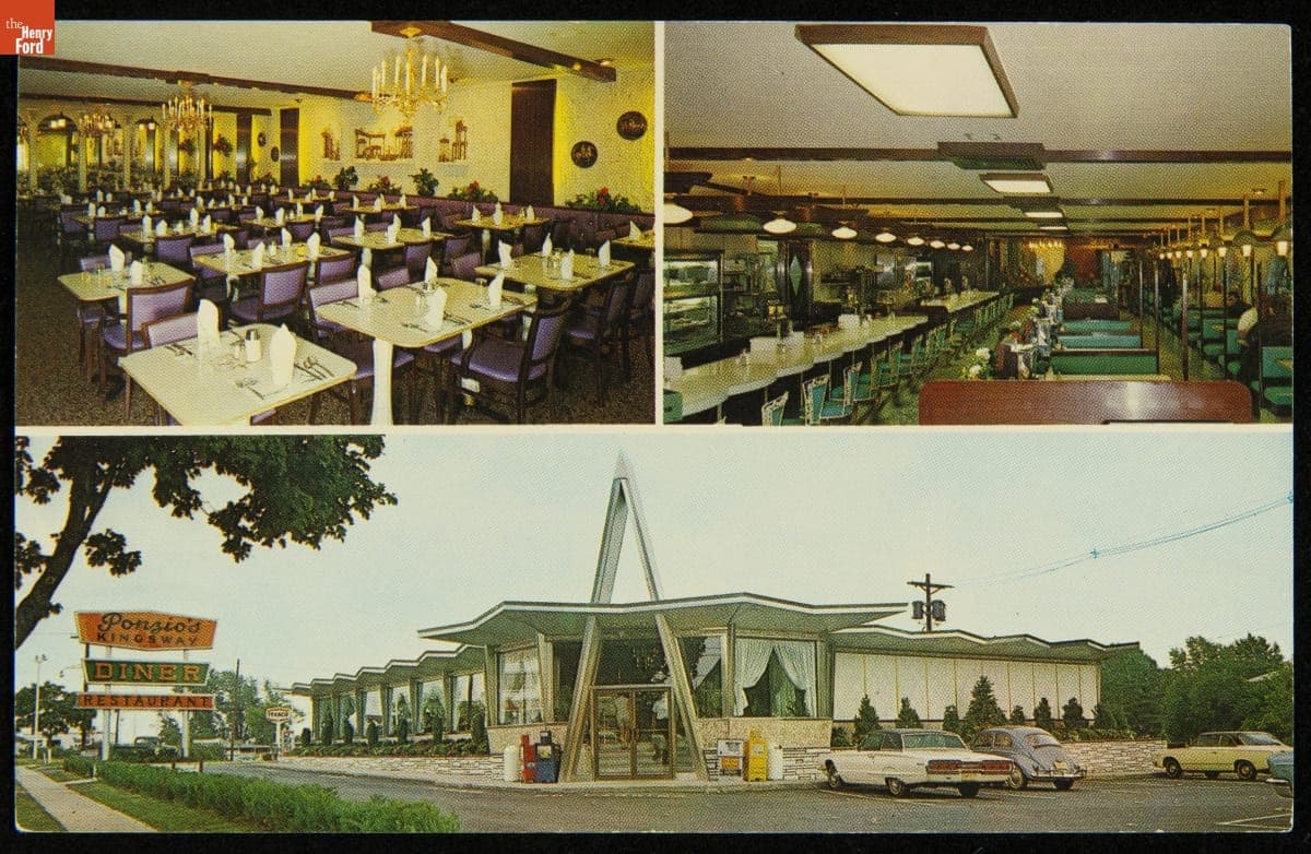 Ponzio's Kingsway Diner, Cherry Hill, New Jersey, 1965-1975