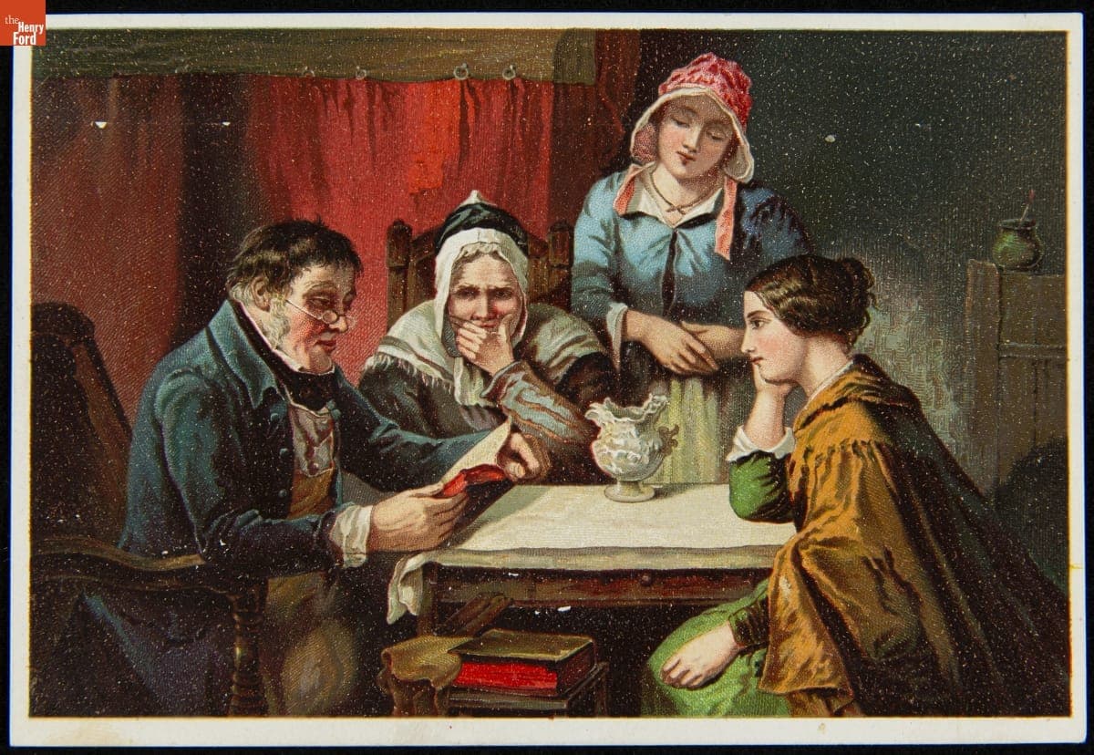 Trade Card for Dr. Jayne's Patent Medicines, "Words of Comfort," 1880-1900