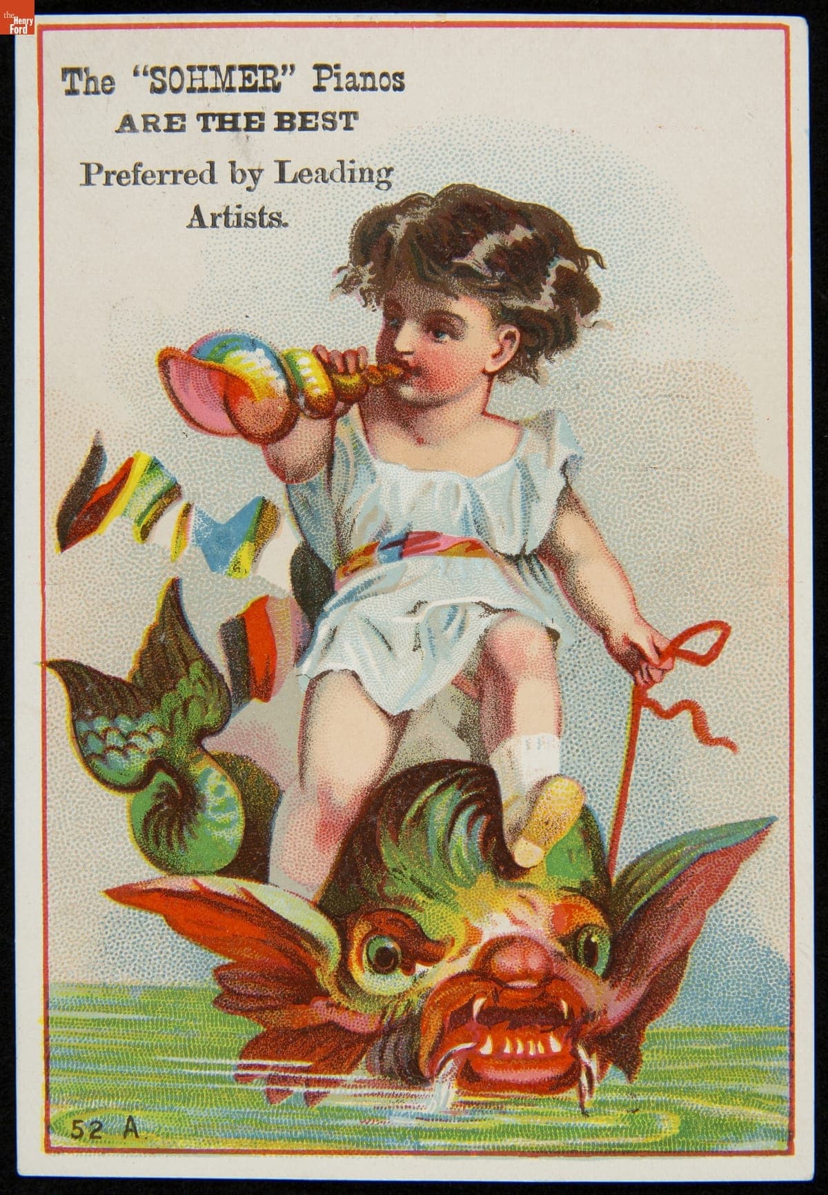 Trade Card for Sohmer Pianos, Sohmer Piano Co., 1880-1900