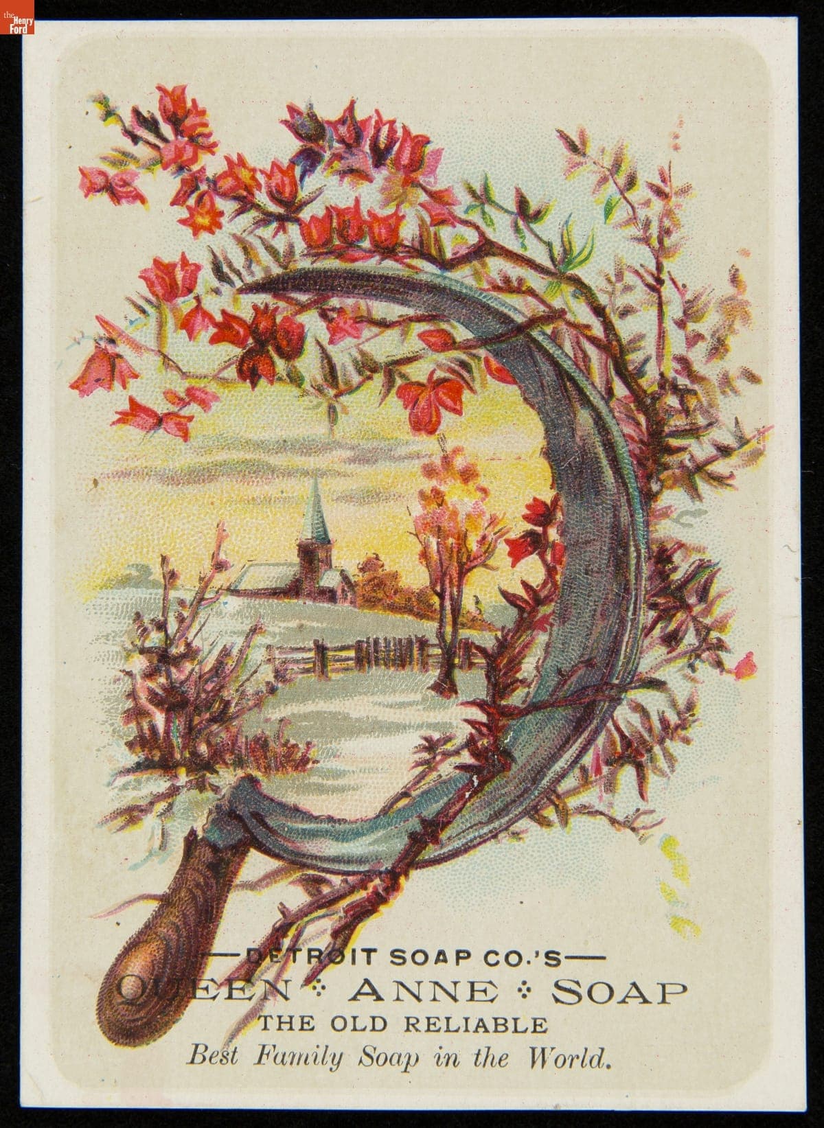 Trade Card for Queen Anne Soap, Detroit Soap Company, 1881-1900