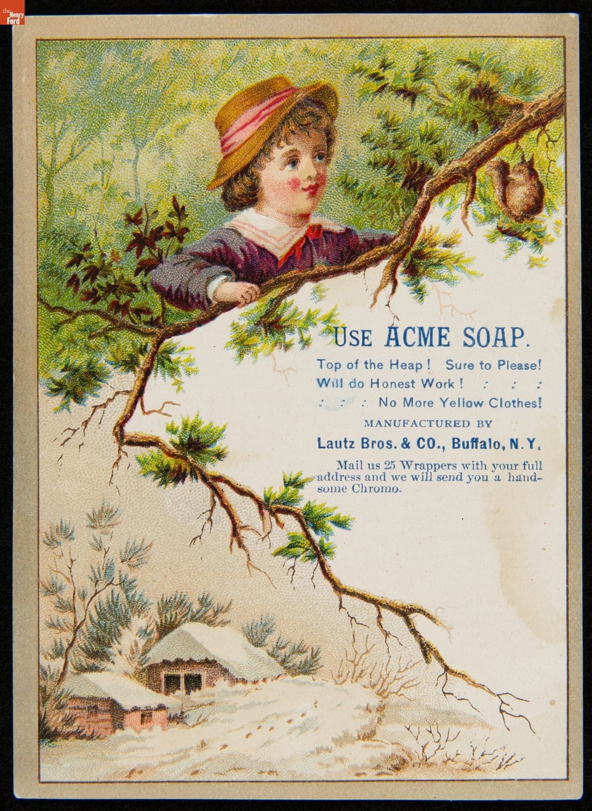 Trade Card for Lautz Bros. & Company's Acme Soap, circa 1885