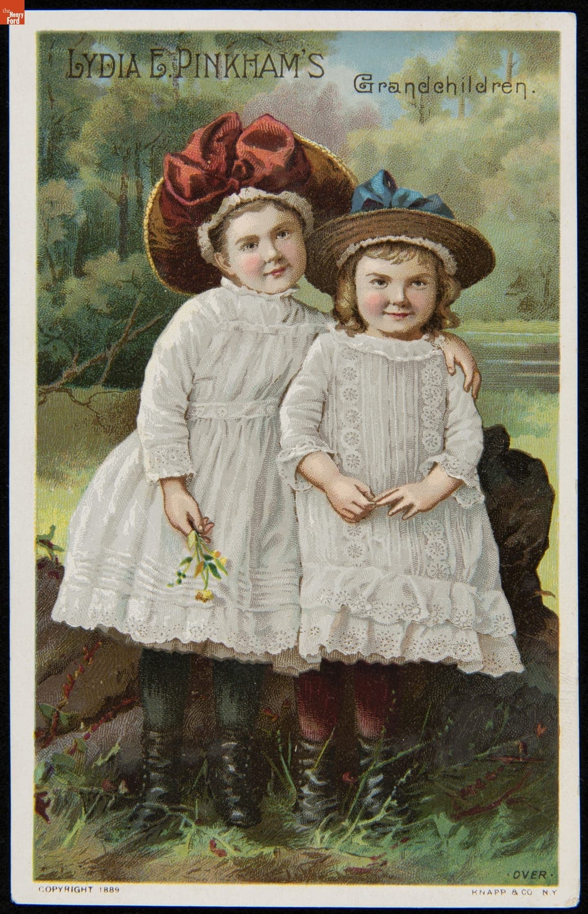 Trade Card for Lydia E. Pinkham's Vegetable Compound and Blood Purifier, 1889