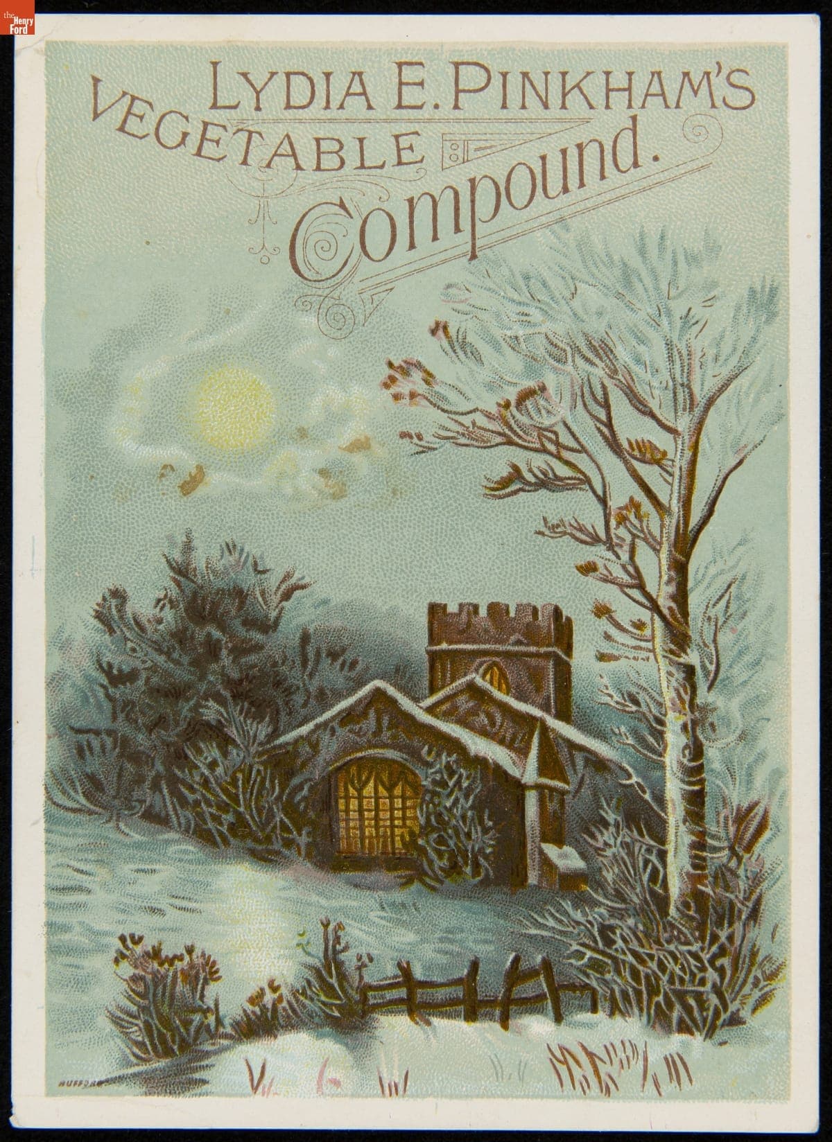 Trade Card for Lydia E. Pinkham's Vegetable Compound and Blood Purifier, 1889-1900