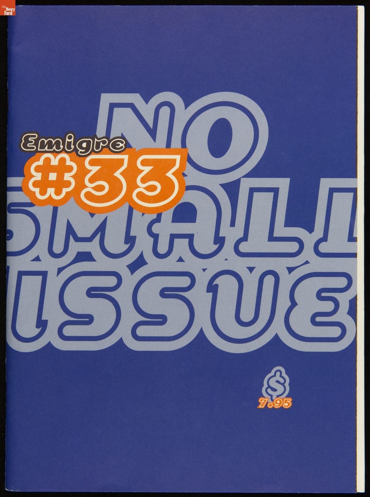 Magazine, Emigre No. 33, "No Small Issue," 1995