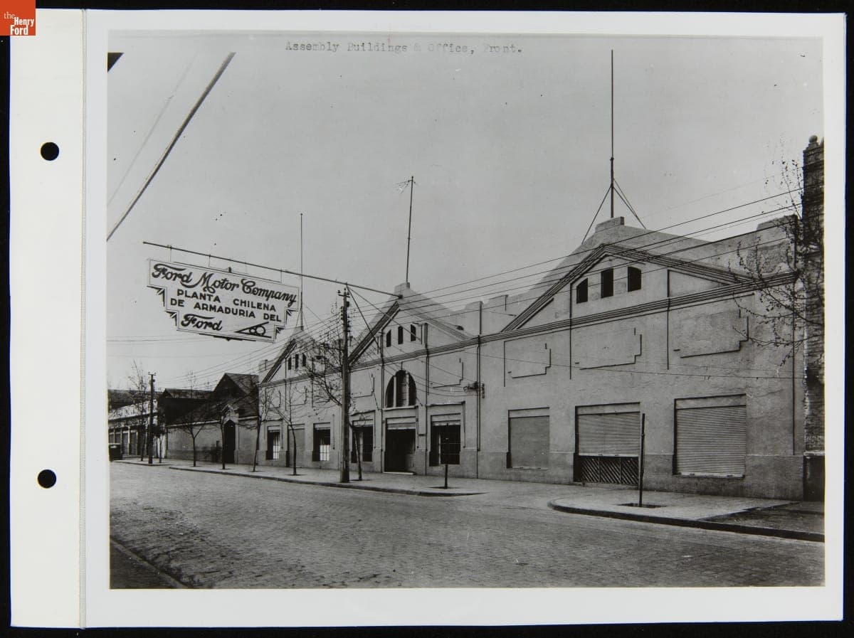Ford Motor Company Branch in Santiago, Chile, December 15, 1947