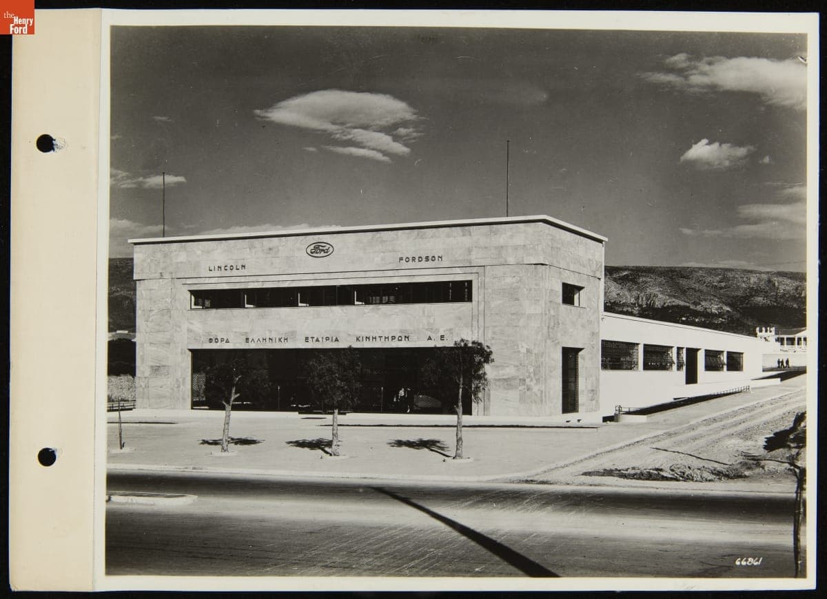 Ford Motor Company Branch in Athens, Greece, September 29, 1936