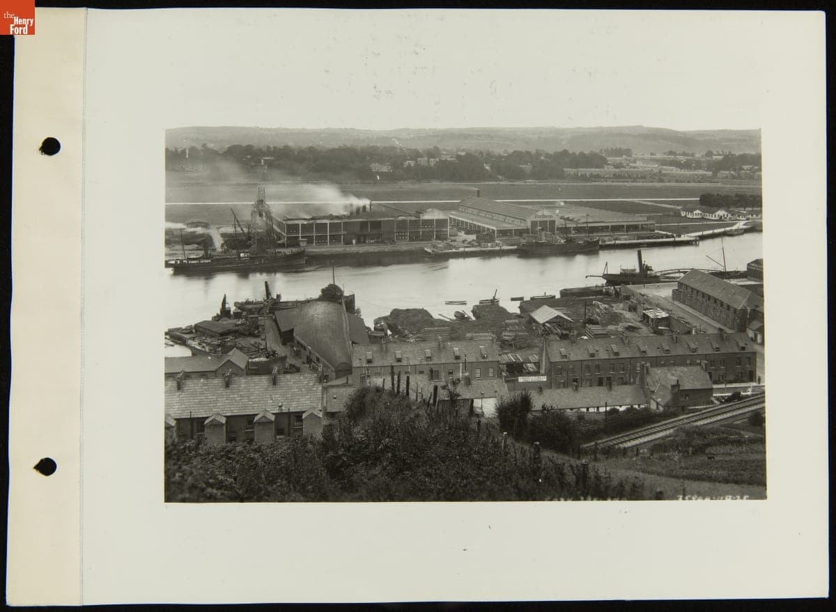 Aerial View of Henry Ford & Son Ltd's Fordson Tractor Plant, Cork, Ireland, 1923