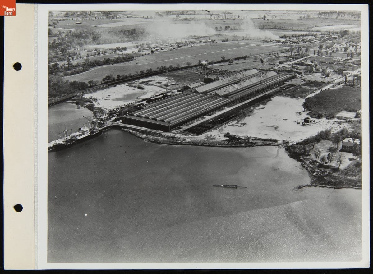 Aerial View of Ford Motor Company Branch in Norfolk, Virginia, August 31, 1942