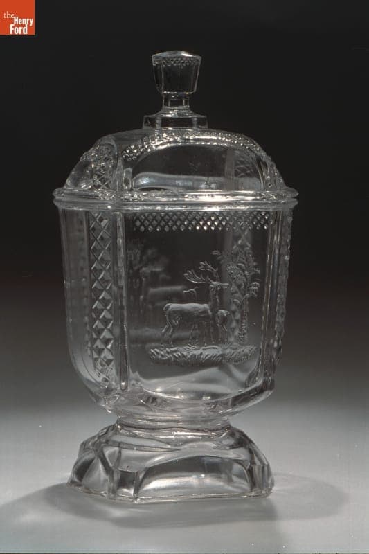 Covered Sugar Bowl, 1870-1880