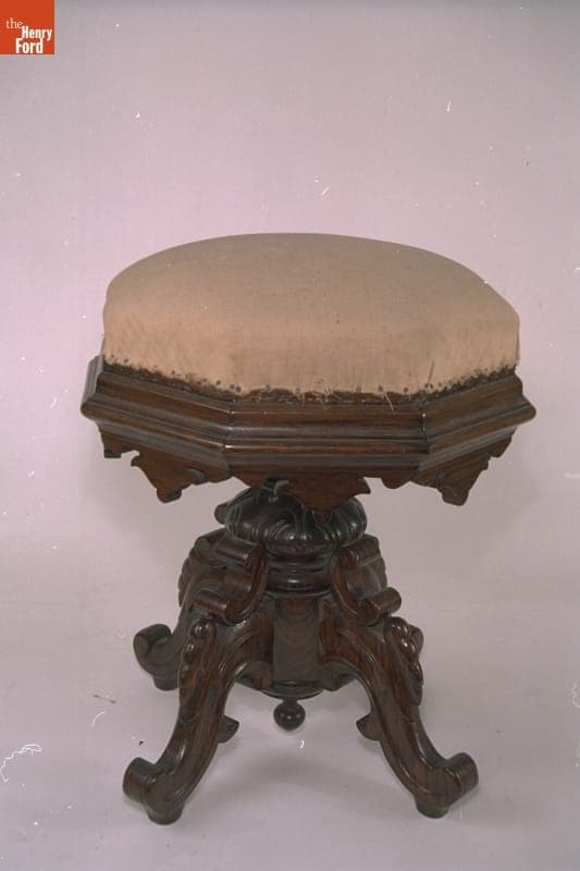 Piano Stool, 1855-1875