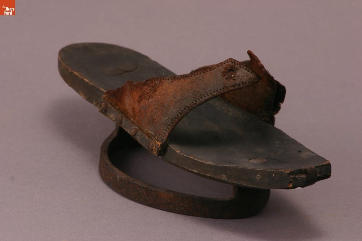 Men's Patten Overshoe, 1830-1850
