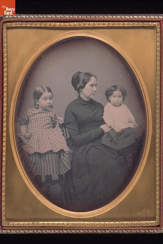 Portrait of a Mother and Children, circa 1855