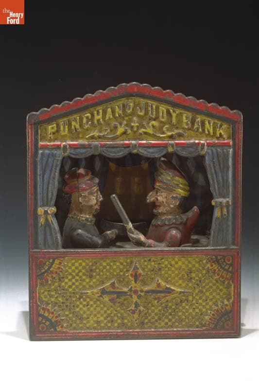 "Punch and Judy Bank" Mechanical Bank, 1884-1895