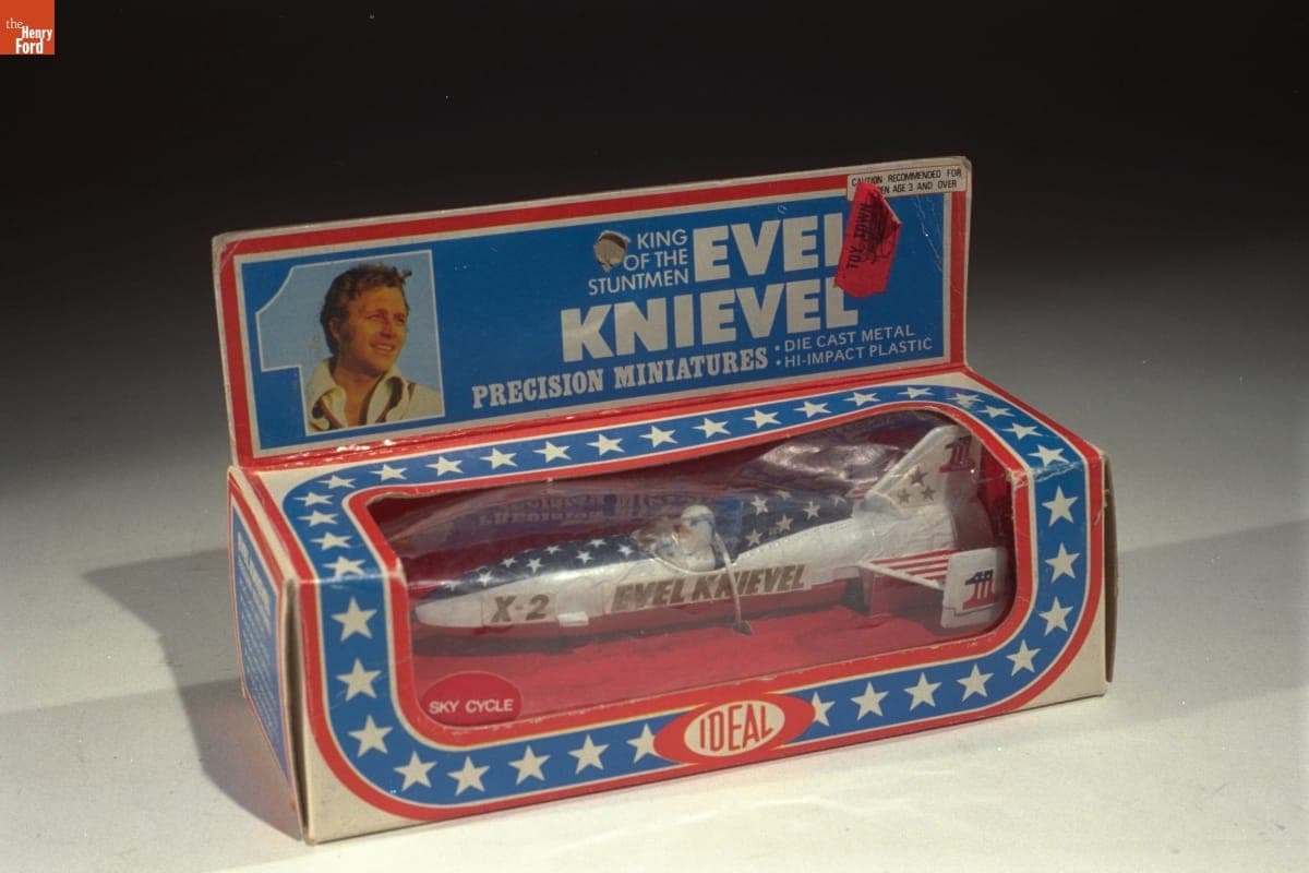 Evel Knievel X-2 Sky-Cycle Toy, 1976-1978