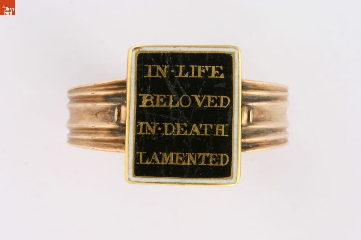 Mourning Ring for Mary Clagett, 1807