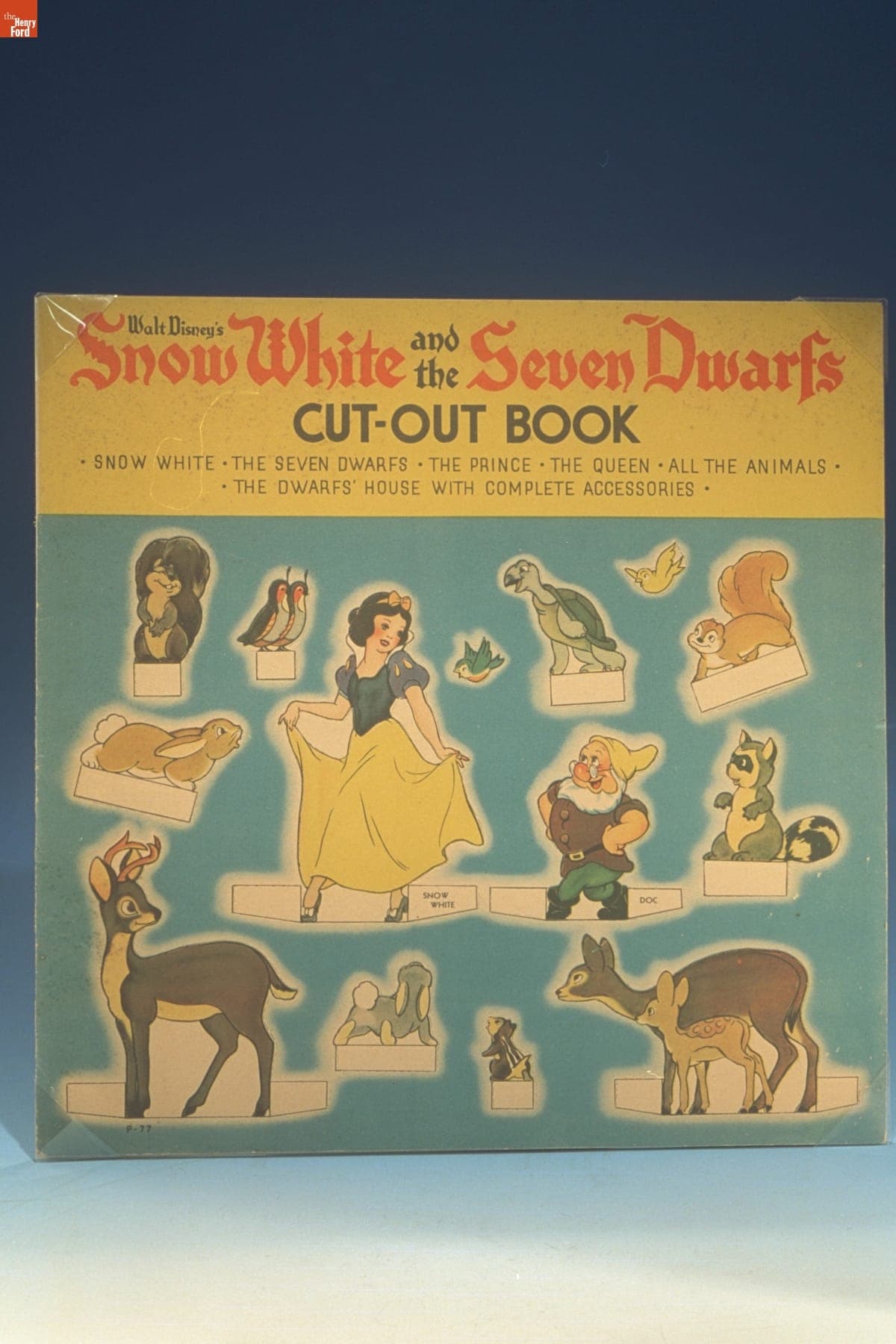 Snow White and the Seven Dwarfs Cut-Out Book, 1938