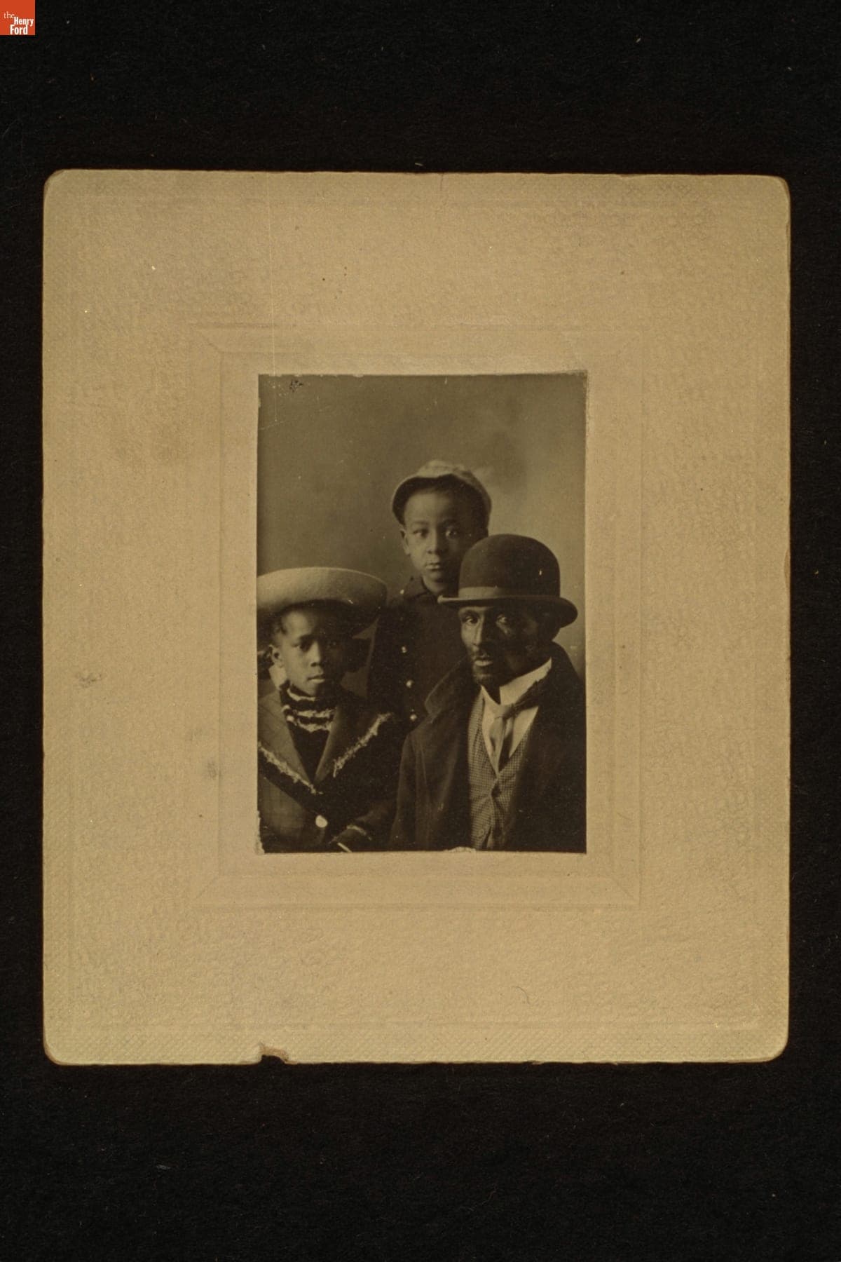 Man with Boy and Girl, circa 1905