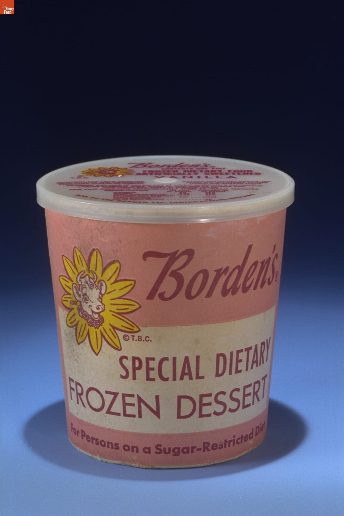 Borden's Frozen Dessert Carton, circa 1969