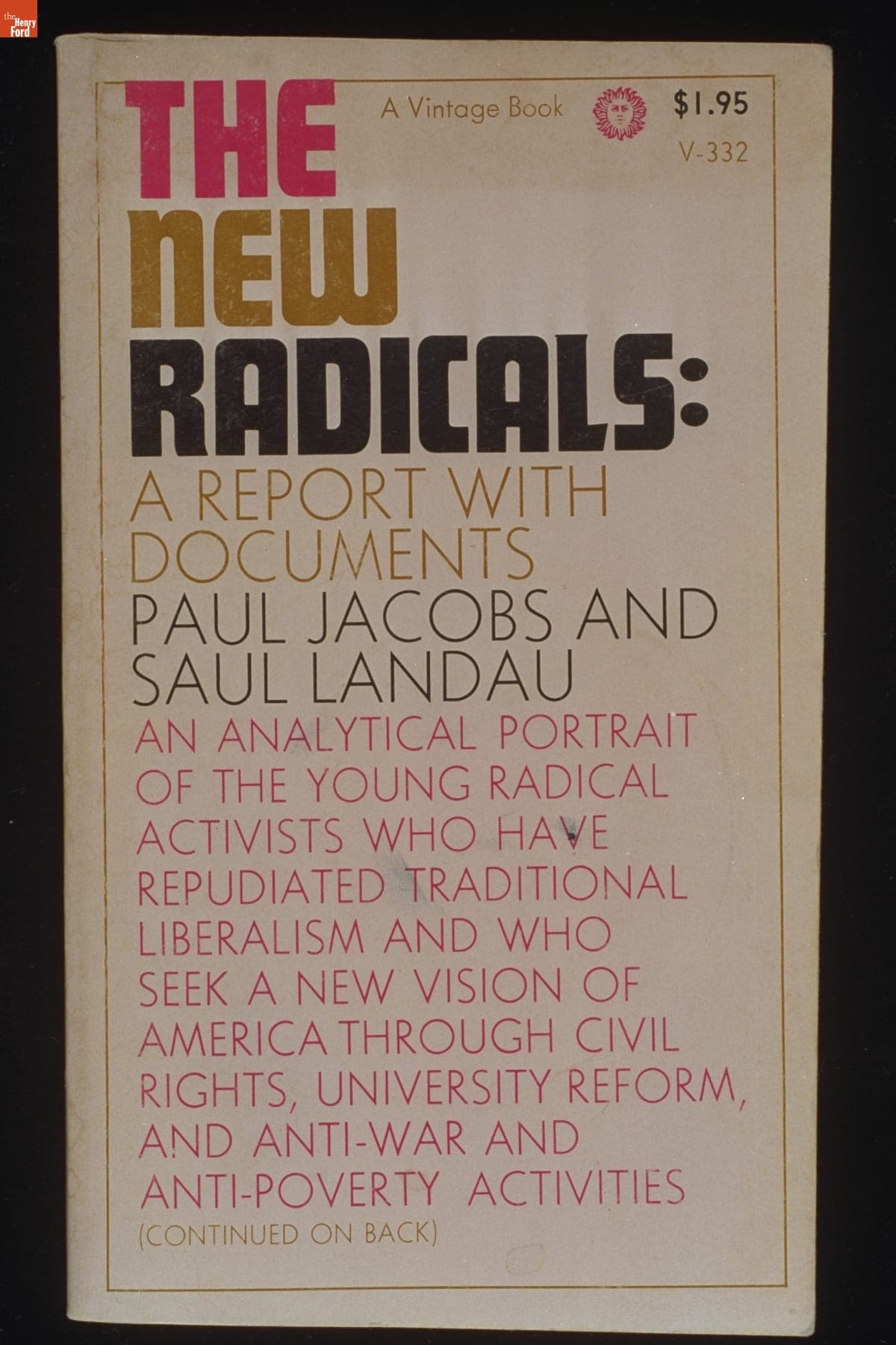 The New Radicals: A Report With Documents, 1966