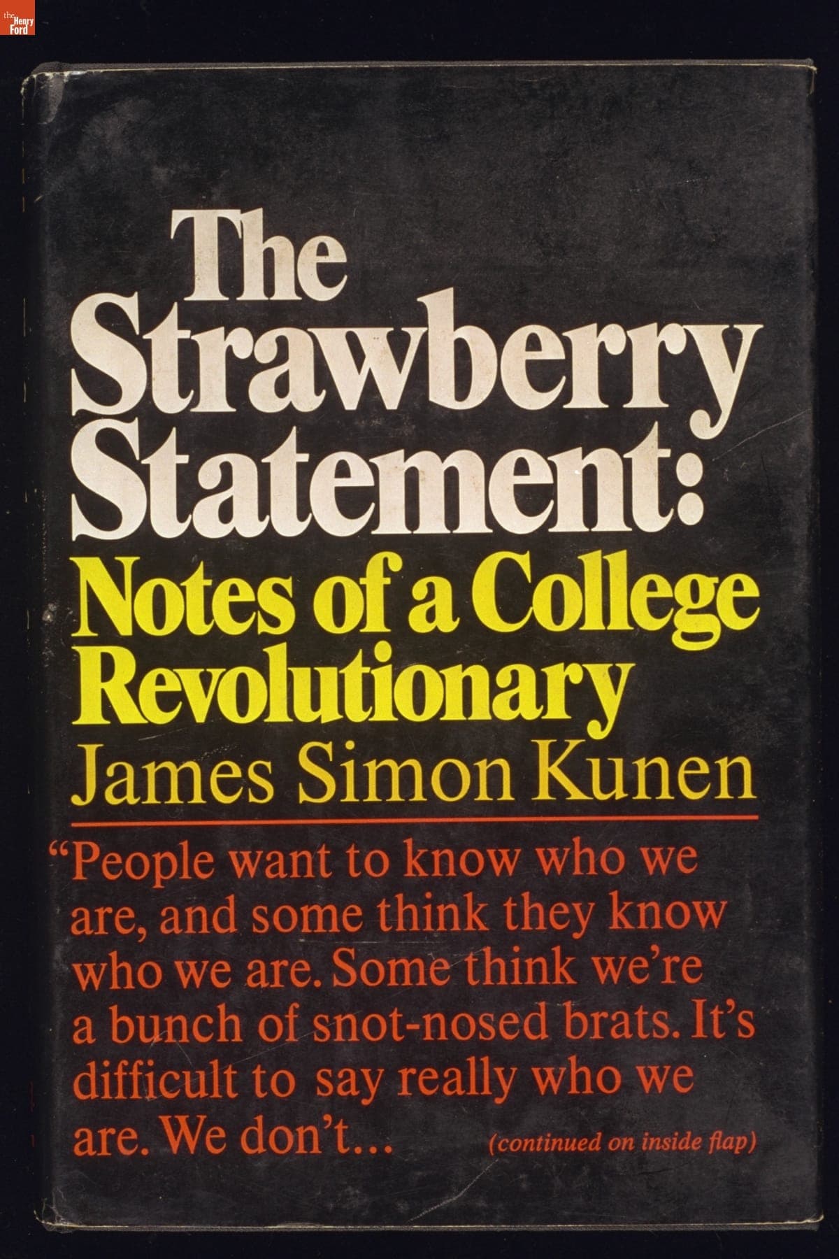 The Strawberry Statement: Notes of a College Revolutionary, 1969