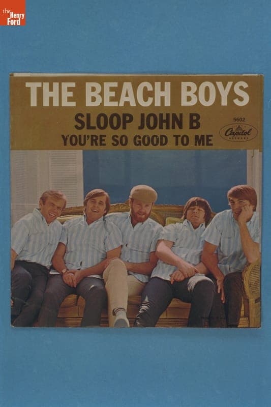 Record Album Cover, "Sloop John B" and "You're So Good to Me," 1966
