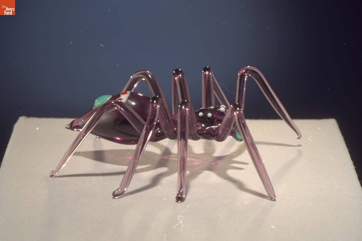 Miniature Glass Figure, Spider, 1955-1985