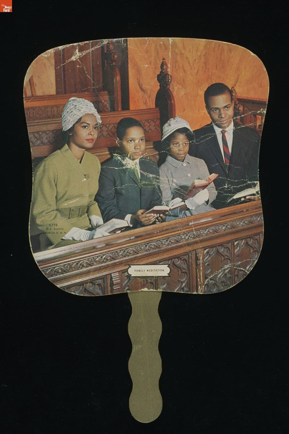 "Family Meditation," Fan Advertising Williams & Williams Funeral Home, Savannah, Georgia, circa 1960